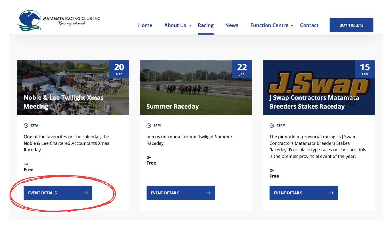 tickets, navigation, matamata racing events, fun, sports